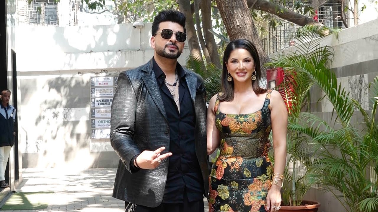 Karan Kundra & Sunny Leone Spotted To Promote MTV Splitsvilaa X6