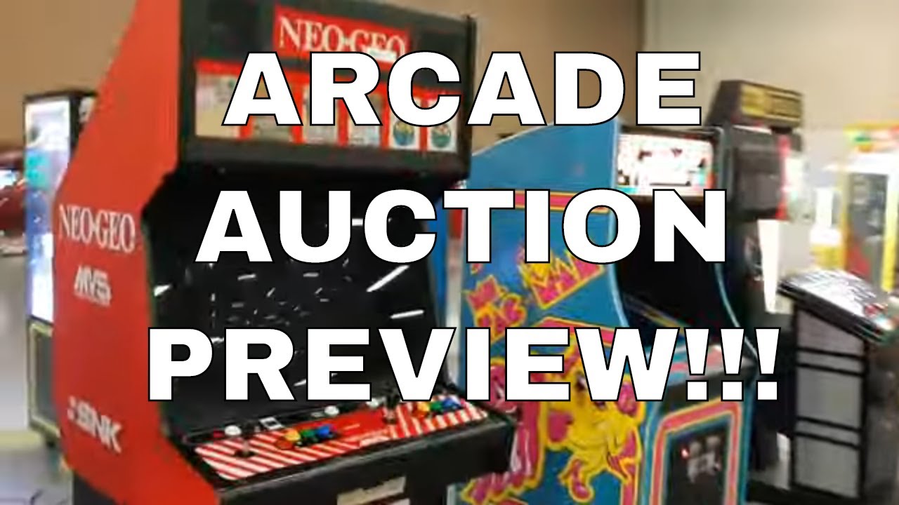 Arcade Auction Preview! Sevierville TN Saturday July 25th 2020! Pinball Vending!