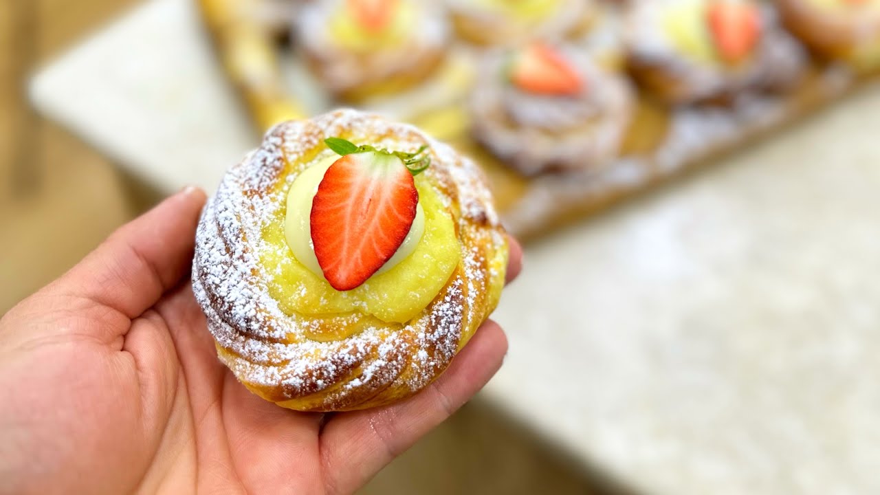 بريوش بالكريمة خفيف ريشة ♥️ توحشتكم بزااف 🥰