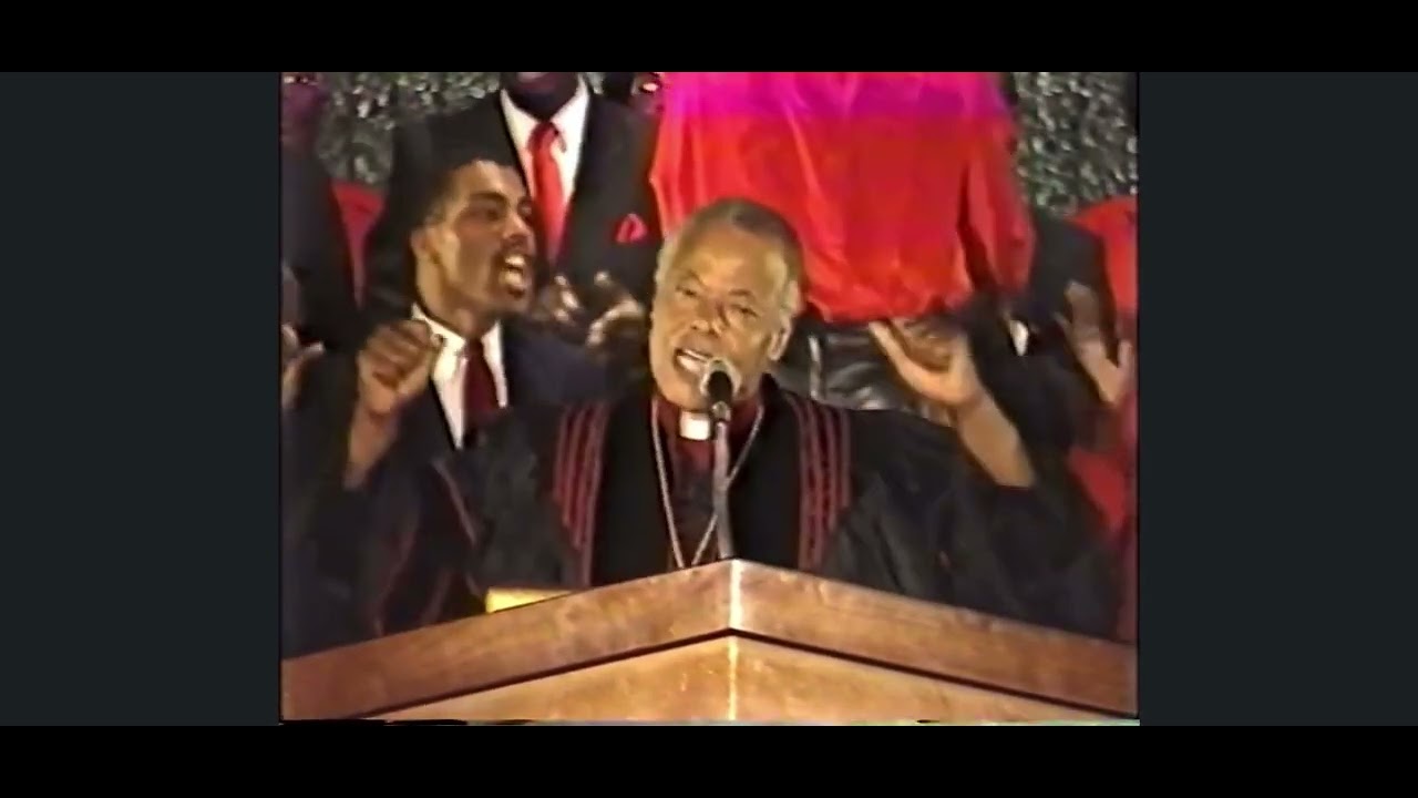 Bishop Robert W. McMurray singing Trust Him and You Can Tell The World in the late 1980’s