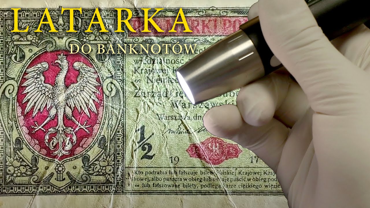 Warsztat numizmatyka - Latarka do banknotów