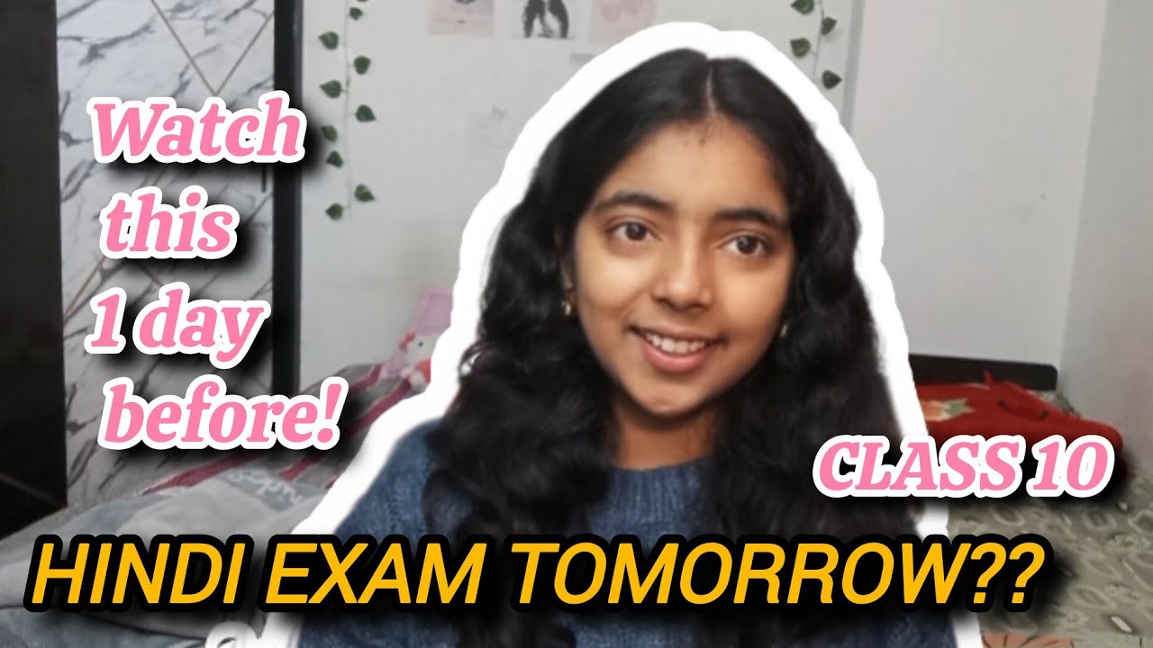 Class 10 Hindi Board Exam: Last Minute Tips (Watch 1 day before Exam)! #class10 #tips #class10hindi