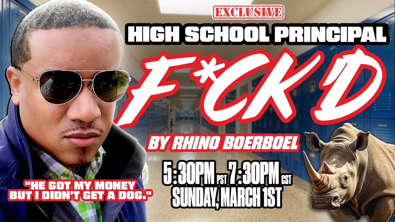 High-school Principal gets scammed out of MONEY from @RhinoBoerboels, HOW?