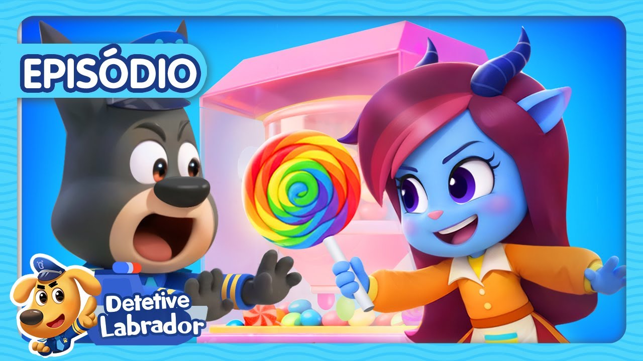 Super Pop Rocks 💥 Aventura na Cidade das Águas ⛲ Desenho Animado 🔍 Detetive Labrador