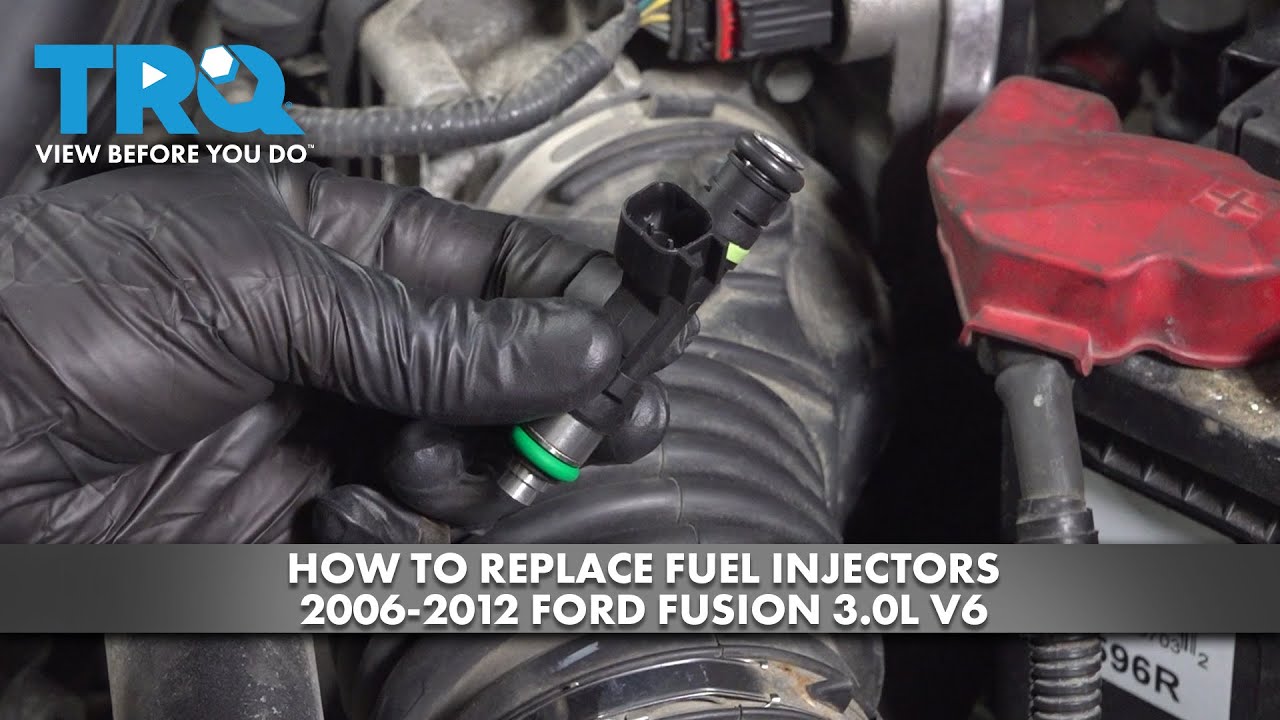 Как заменить топливные форсунки Ford Fusion 3.0L V6 2006-2012