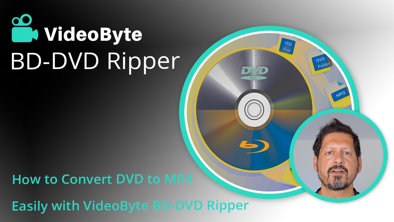 Как легко конвертировать DVD в MP4 с помощью VideoByte BD-DVD Ripper | Идеальная оцифровка DVD