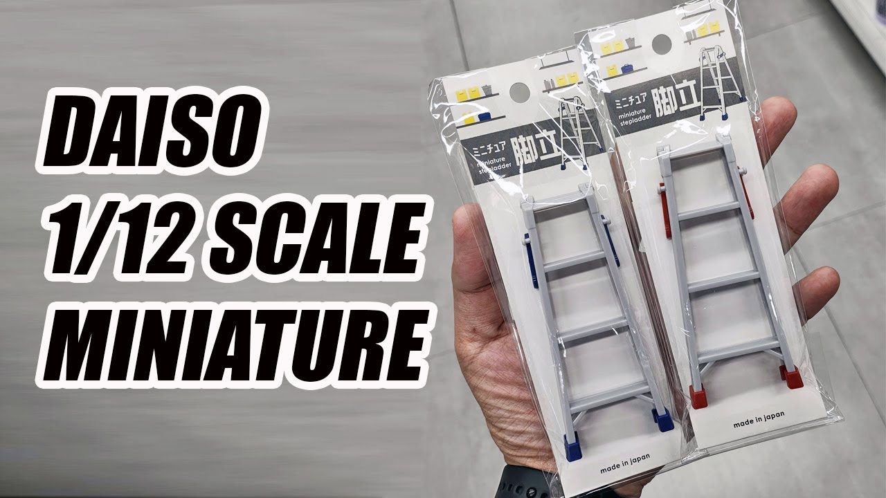 UNBOXING -  Daiso 1/12 Scale Miniature Diorama Accessories