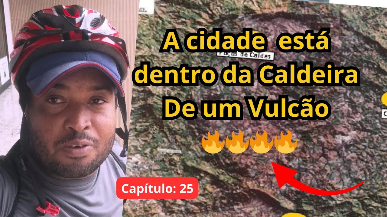 A cidade de Poços de Caldas está dentro da Caldeira de  um Vulcão 😱😱🔥🔥🌋🌋