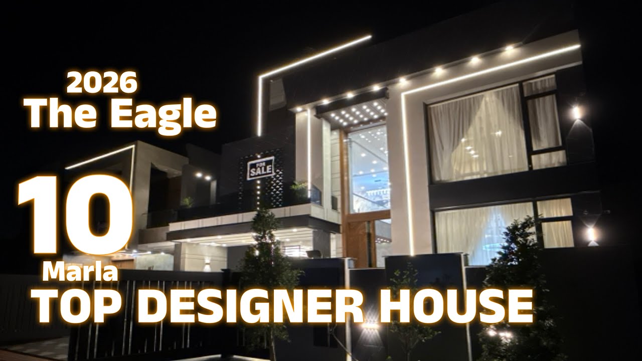 Top Designer 10 Marla House For Sale Bahria Town Lahore