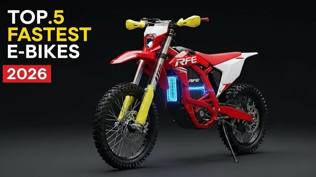 Top 5 Fastest E-Bikes In The World!