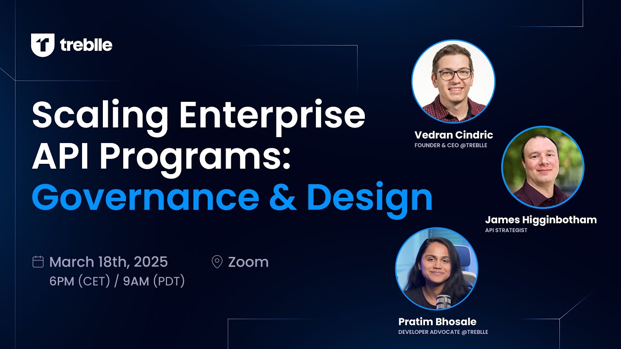 Scaling Enterprise API Programs: Governance & Design | Treblle Webinars