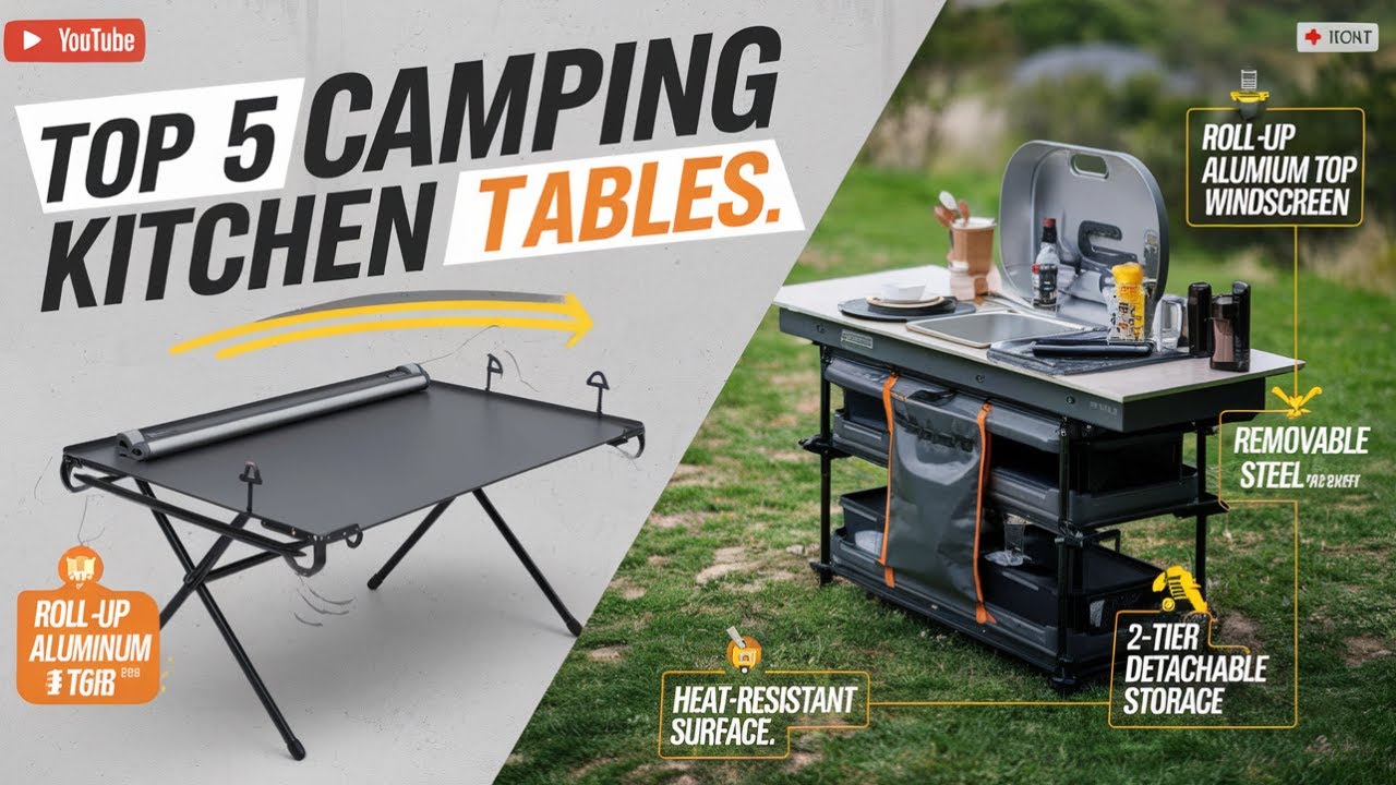 Best Camping Kitchen Tables for Easy & Organized Outdoor Cooking!