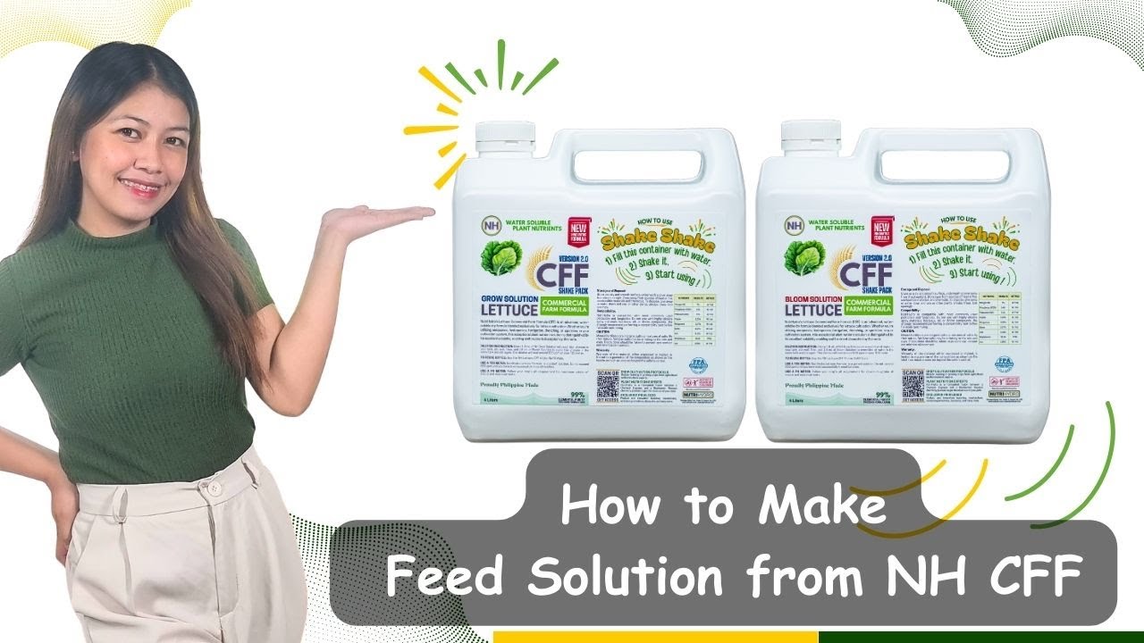 How to Make Feed Solution from NutriHydro Lettuce CFF