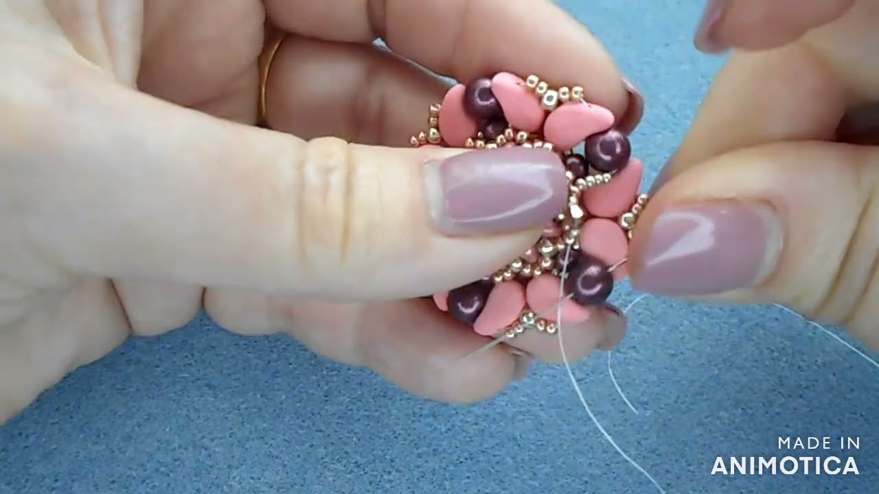 Tutorial orecchini Peony   parte 2