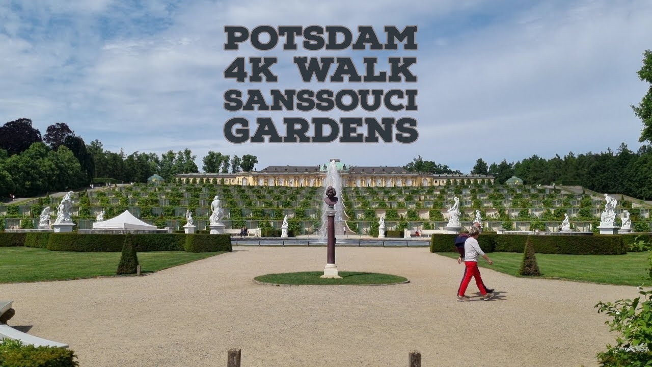 Potsdam  4K WALK - Sanssouci Gardens  - Spring 2022