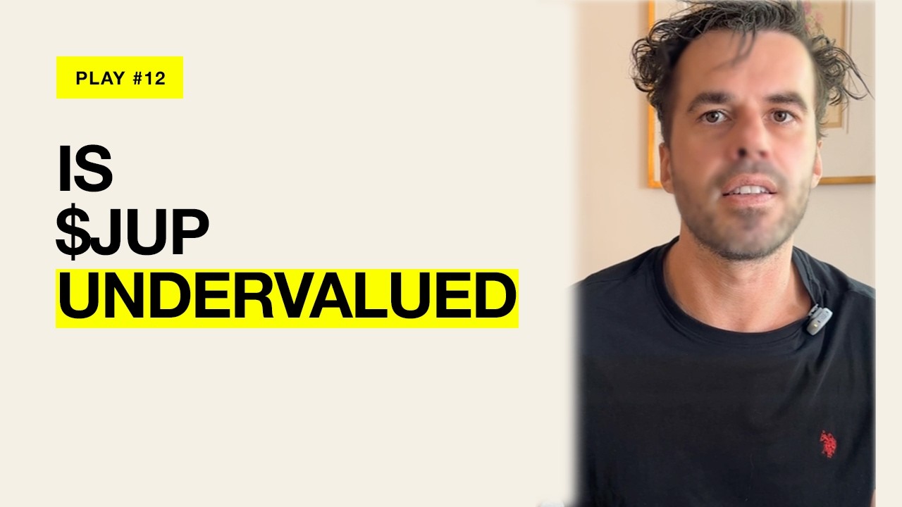 Emissions Paused. Buybacks Live. Is JUP Undervalued? | Play #12
