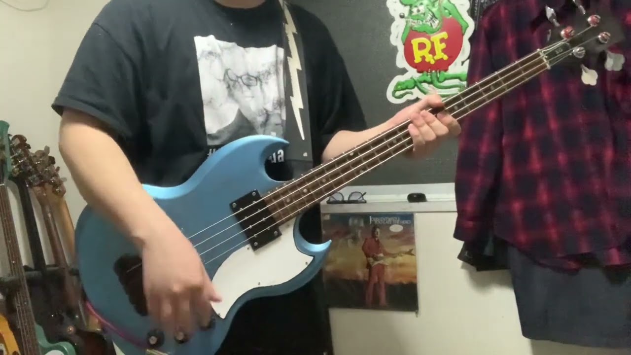 ゆらゆら帝国 - 発光体 (ベース弾いてみた) Gibson SG Bass Mod