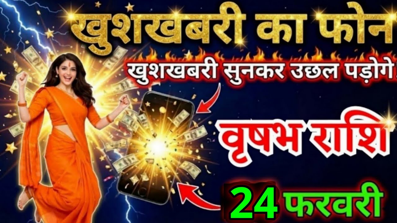 22 फरवरी, वृषभ राशि वालों खुशखबरी का फोन आने वाला है, vrishabh Rashi, Aaj Ka Rashifal