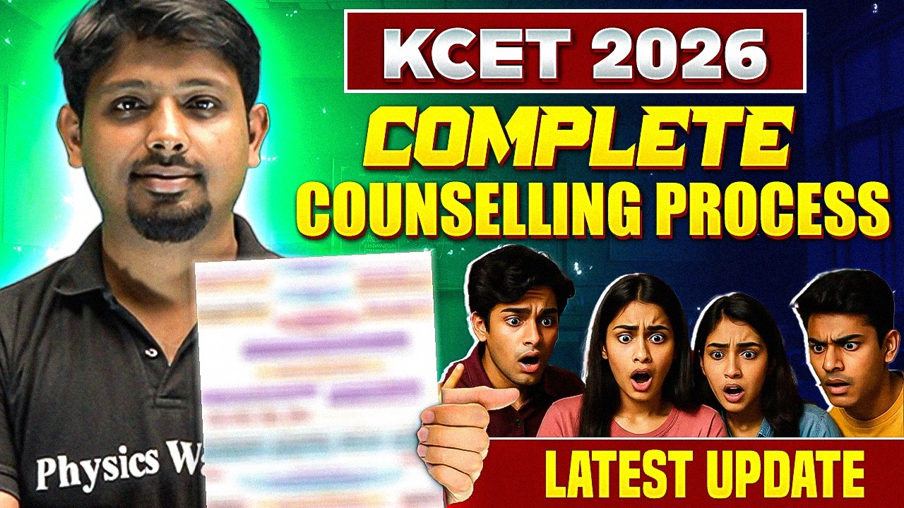 KCET 2026 Complete Counselling Process 🔥 | Registration to Seat Allotment Full Guide 💯