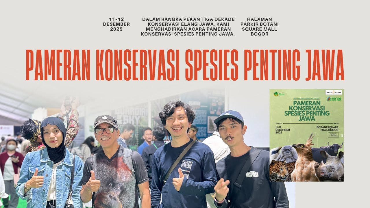 Pekan 3 Dekade Konservasi Elang Jawa | Pameran Spesies Penting Jawa di Bogor