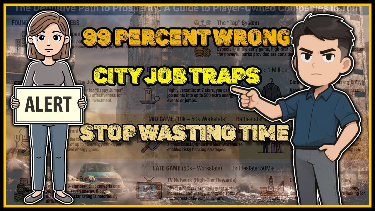 Stop Wasting Time in City Jobs Torn - The Biggest Job Mistake Torn Players Keep Making - #torncity