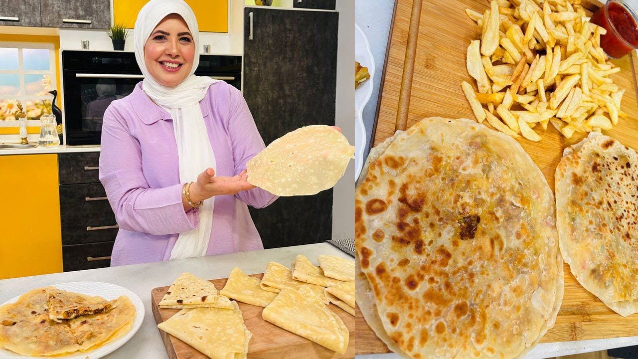 طريقة عمل خبز التورتيلا - كاساديا الدجاج | العزومة مع الشيف فاطمة أبو حاتي