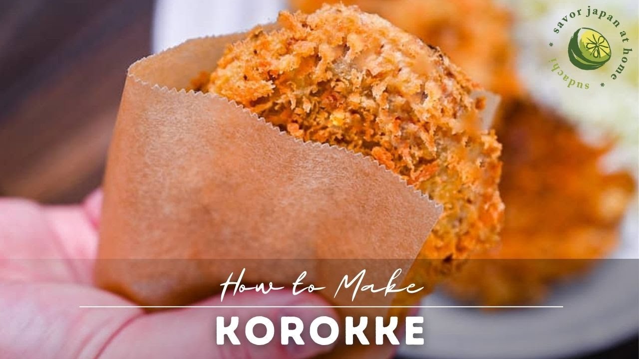 Korokke Recipe (Crispy Japanese Meat and Potato Croquette)