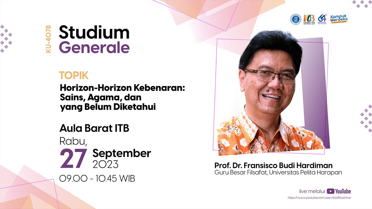 SG KU-4078 : Prof. Dr. Fransisco Budi Hardiman