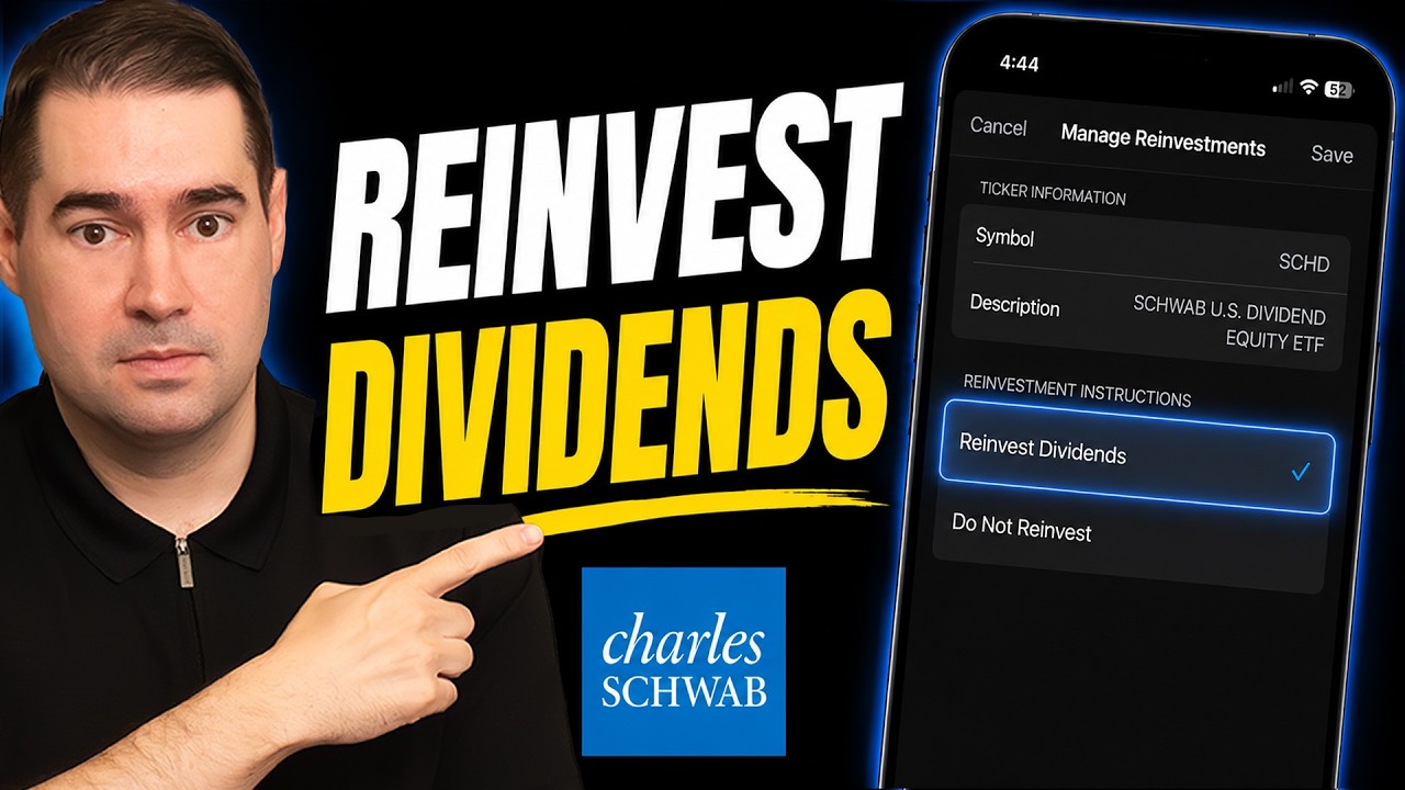 Как реинвестировать дивиденды (DRIP) через Charles Schwab