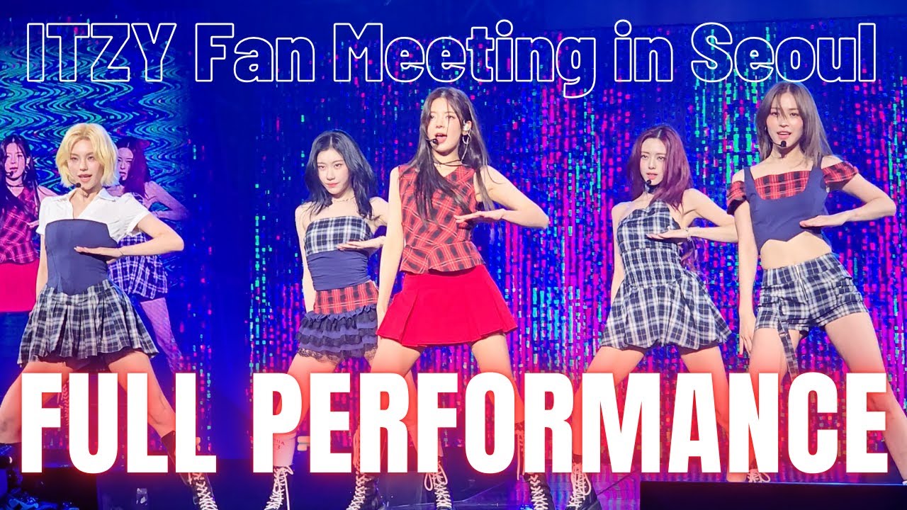 ITZY The 4th Fan Meeting 있지 믿지, 날자! “ON AIR” - FULL PERFORMANCE 4K FAN CAM (2025/09/20)