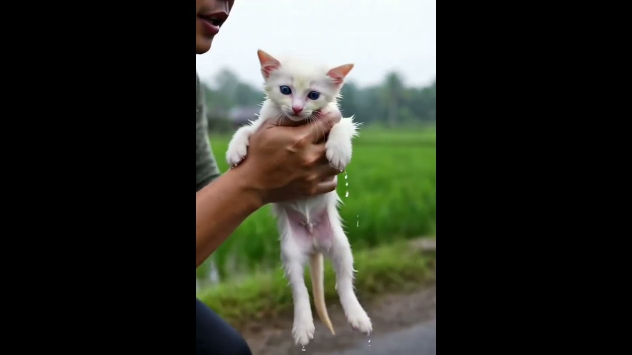 Pertolongan untuk anak kucing 😿😻❤ #cat #catvideos #animals 