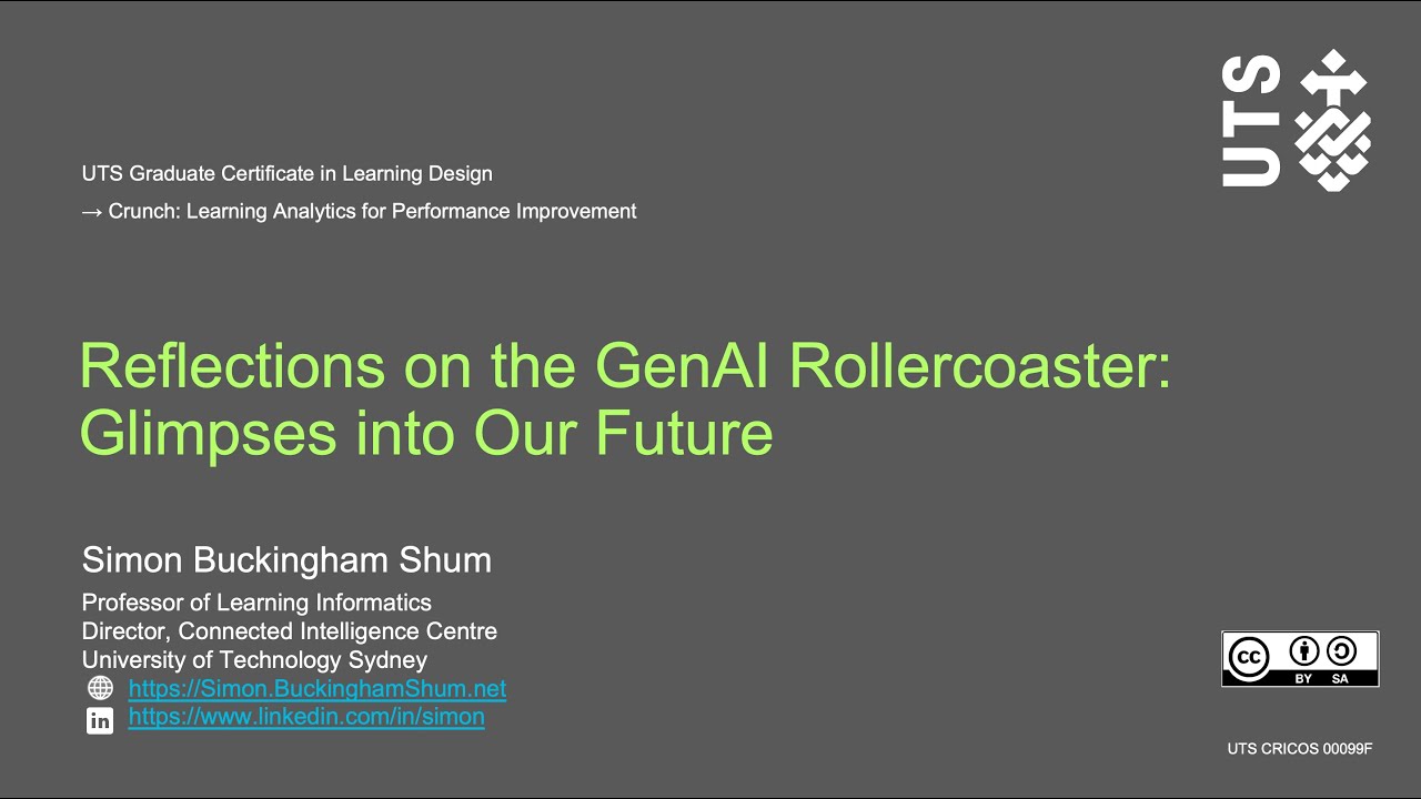 Reflections on the GenAI Rollercoaster: Glimpses into Our Future