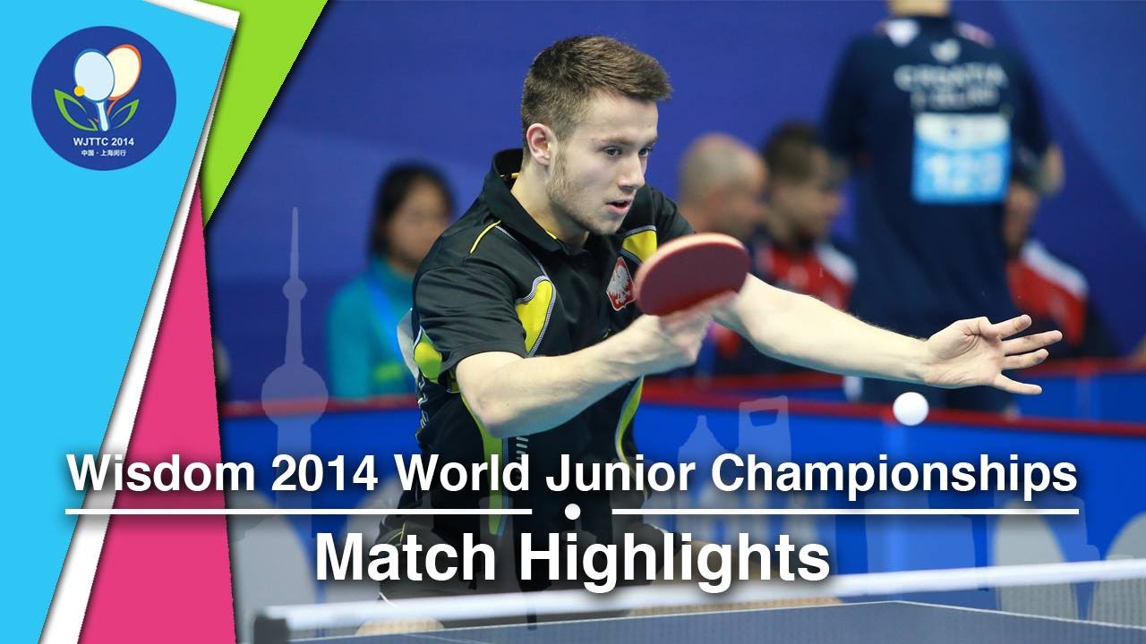 2014 Junior Worlds Highlights: Cho Seungmin (KOR) Vs Patryk Zatowka (POL)