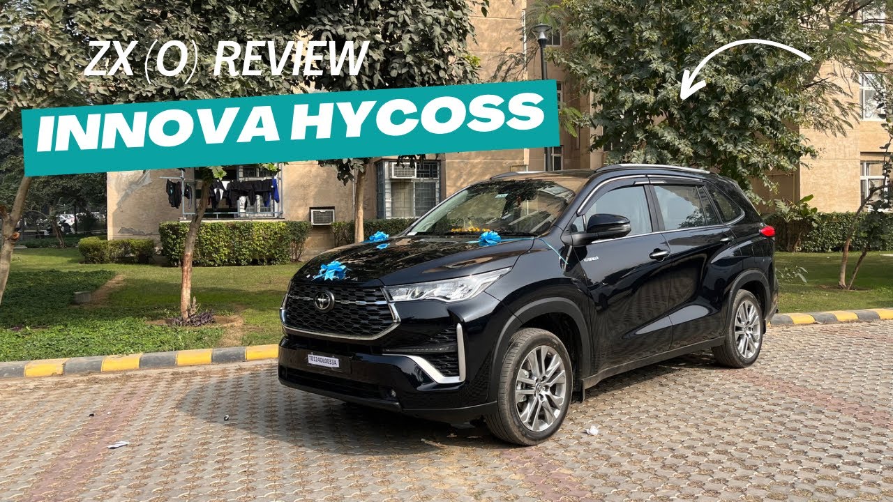 INNOVA HYCROSS ZX (O) FULL REVIEW BLACK COLOUR | ADAS | NEW FEATURES #toyota #review