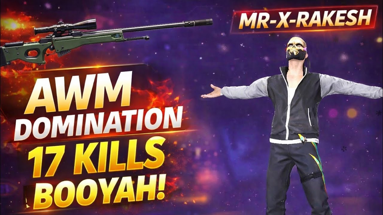 INSANE FREE FIRE CLUTCHSquad Wipe#FreeFireMax#SniperGameplay#AWM