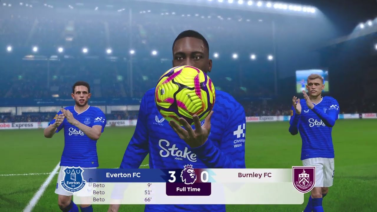 Everton vs Burnley | Premier League 2025/26 | eFootball PES Simulation