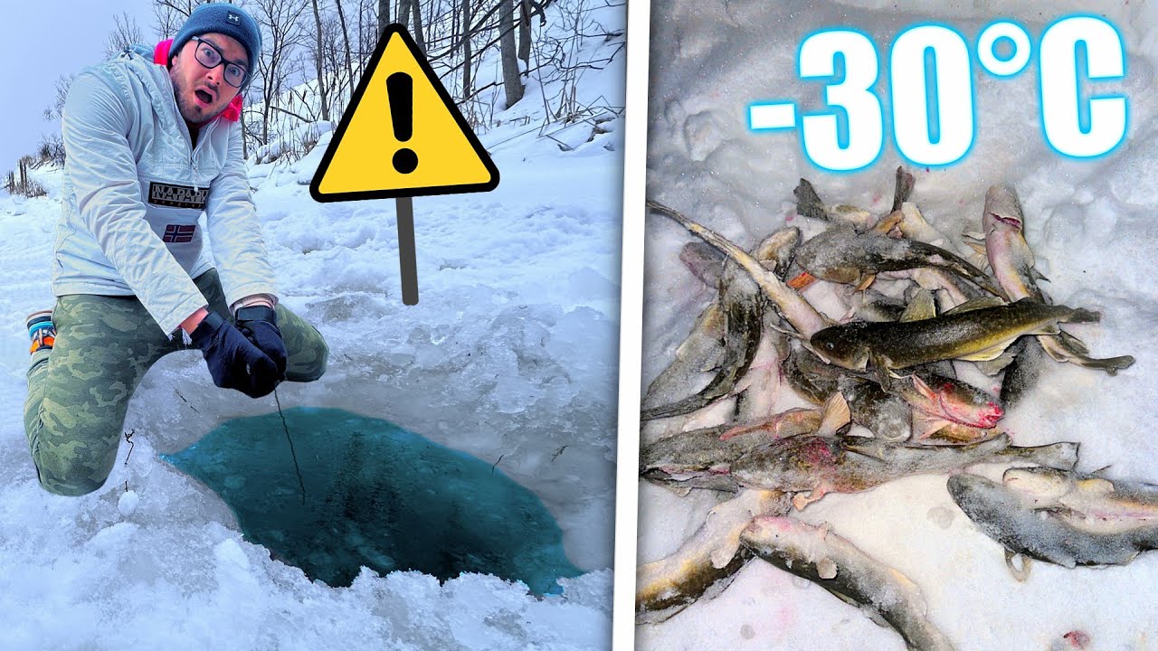 I'M ICE FISHING AT -30&deg;C IN CANADA!