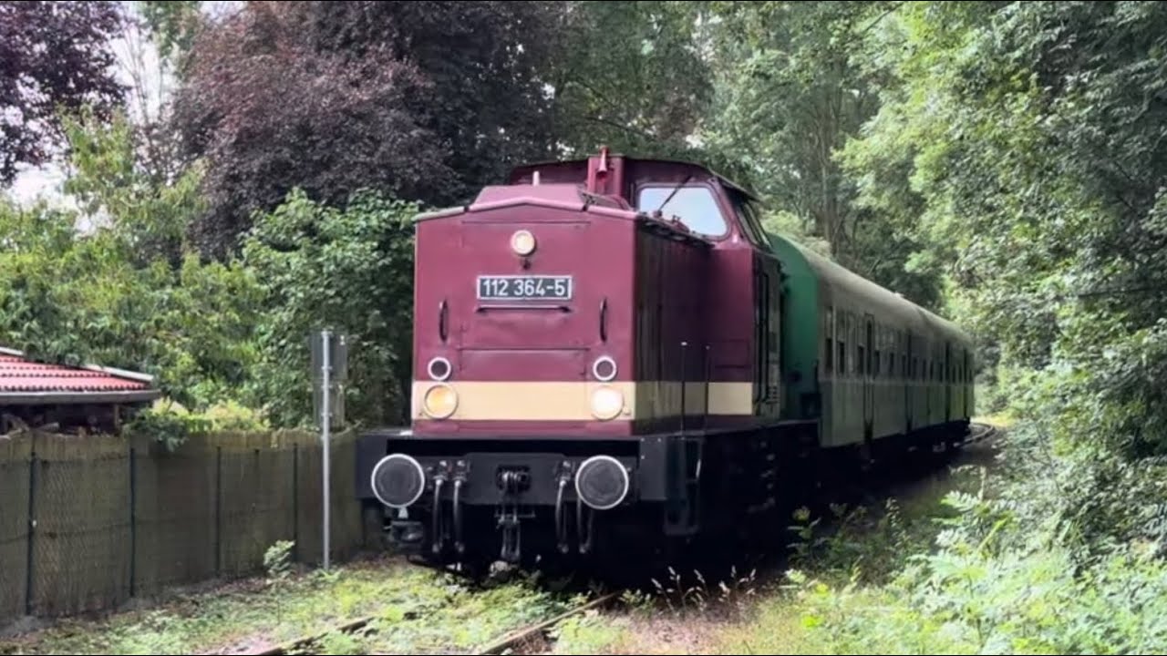 Mit 112 364 ins Gartenreich. V100 auf der Dessau-Wörlitzer-Eisenbahn.