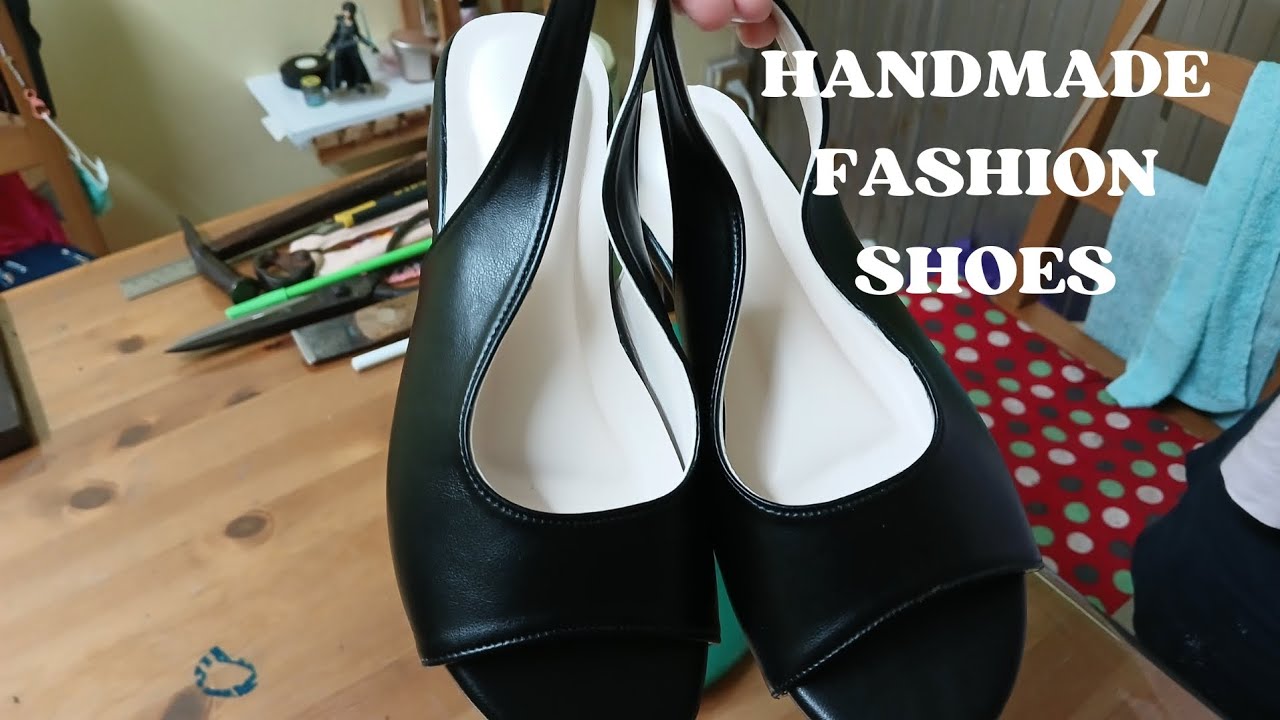 Handmade Fashion Shoes Step for Making 1-inch slip-on shoes