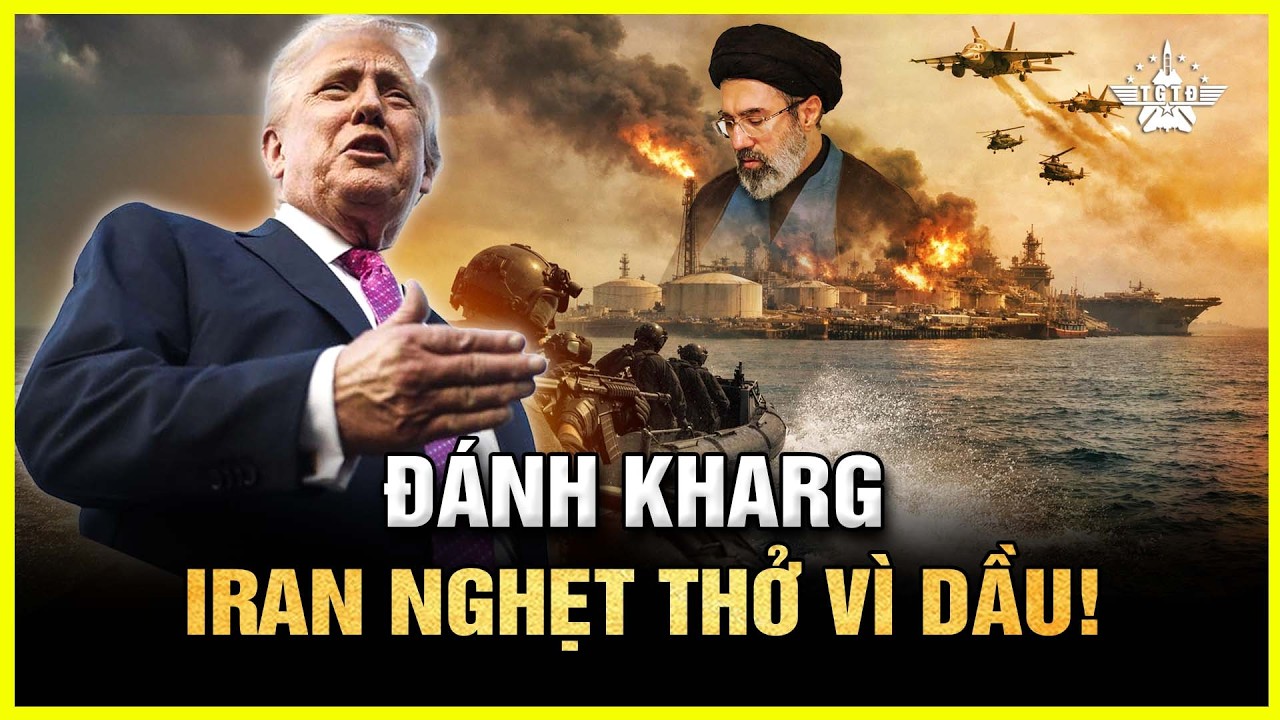 Đảo Kharg: Điểm Yếu Chí Mạng Của Iran – Mỹ Lên Kế Hoạch Đột Kích Trung Tâm Dầu Mỏ