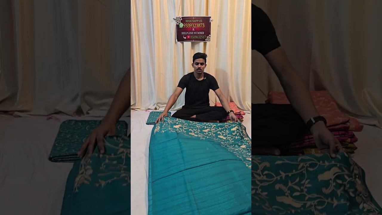 🌿 সেমি তসর কান্থা – ঐতিহ্যের আধুনিক রূপ 🤩| Semi Tussar Kantha Stitich Sarees || WH US- 9339323873