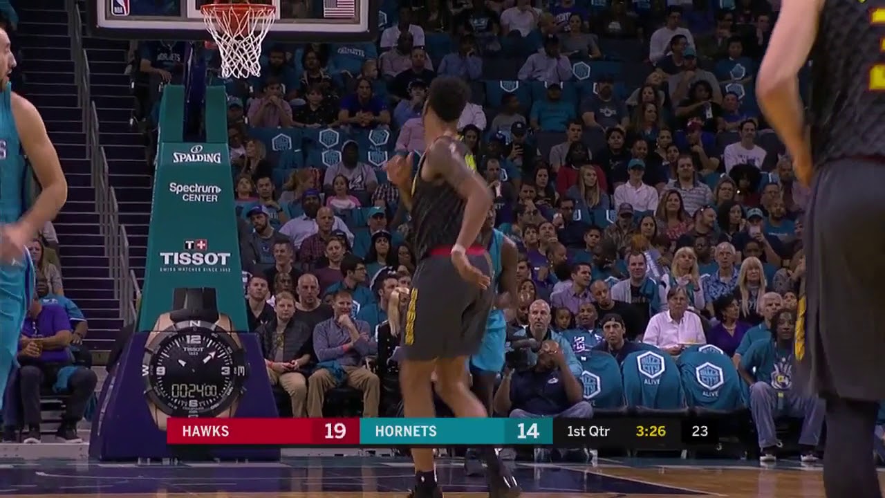 WATCH: Some of the Best Plays From Hawks vs. Hornets