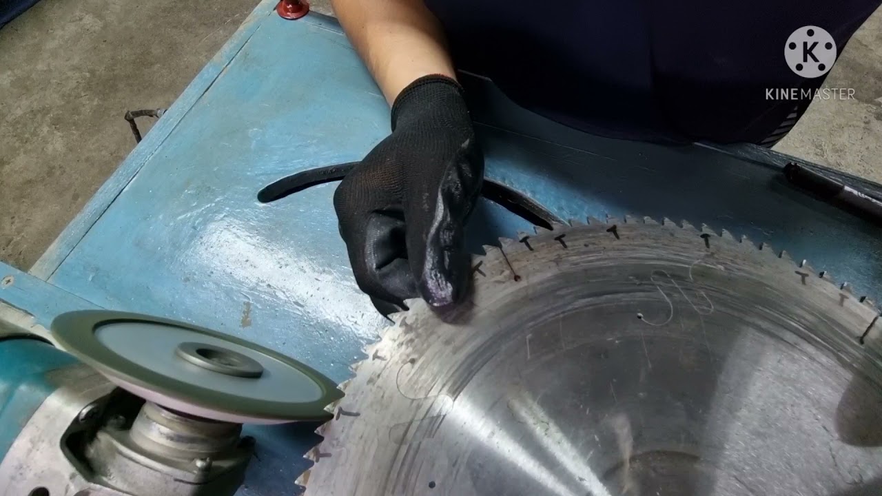 cách mài lại lưỡi cưa hợp kim