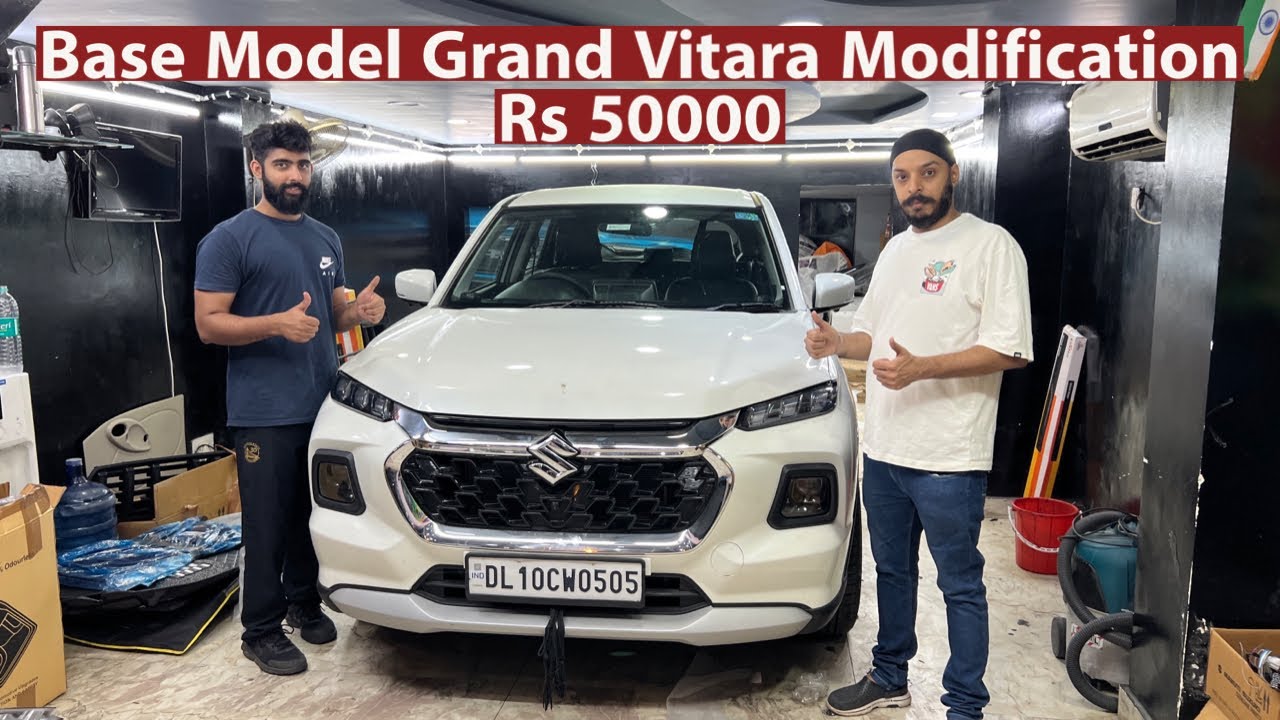 Maruti Grand Vitara Base Model Modification Rs 50000 | Base To Top | Nexa OEM Accesories | Car Mode