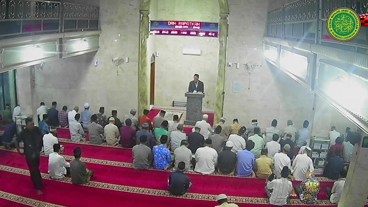 kajiyan subuh masjid darussalam blimbing bersama .ustadz . M.yunus 4 hal  menyusahkan hidup.