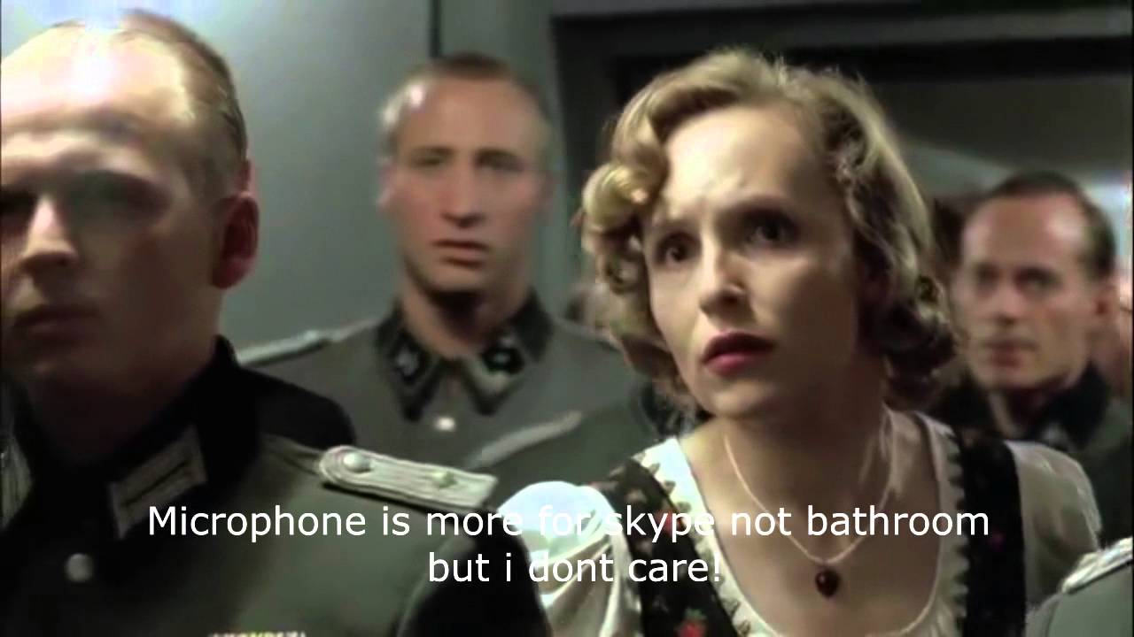 Hitler rages about Skype (ENG)