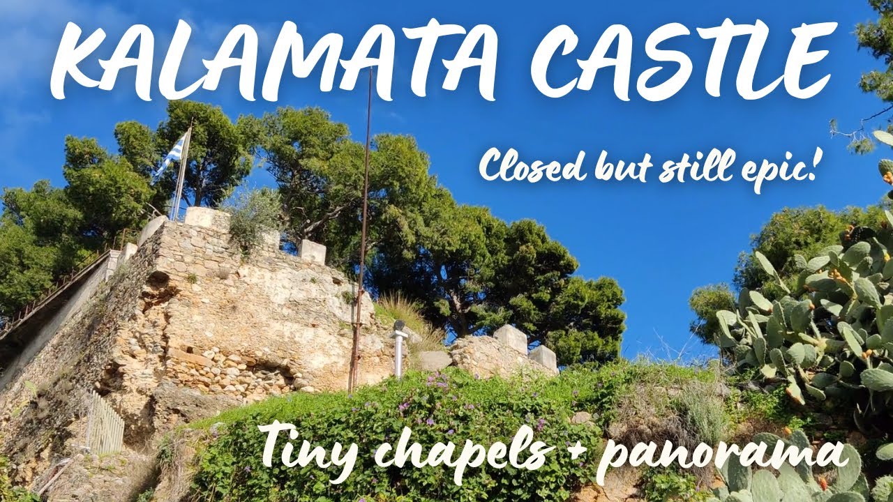 Kalamata Castle Closed but Still Magical | December 2025 Greece 4K