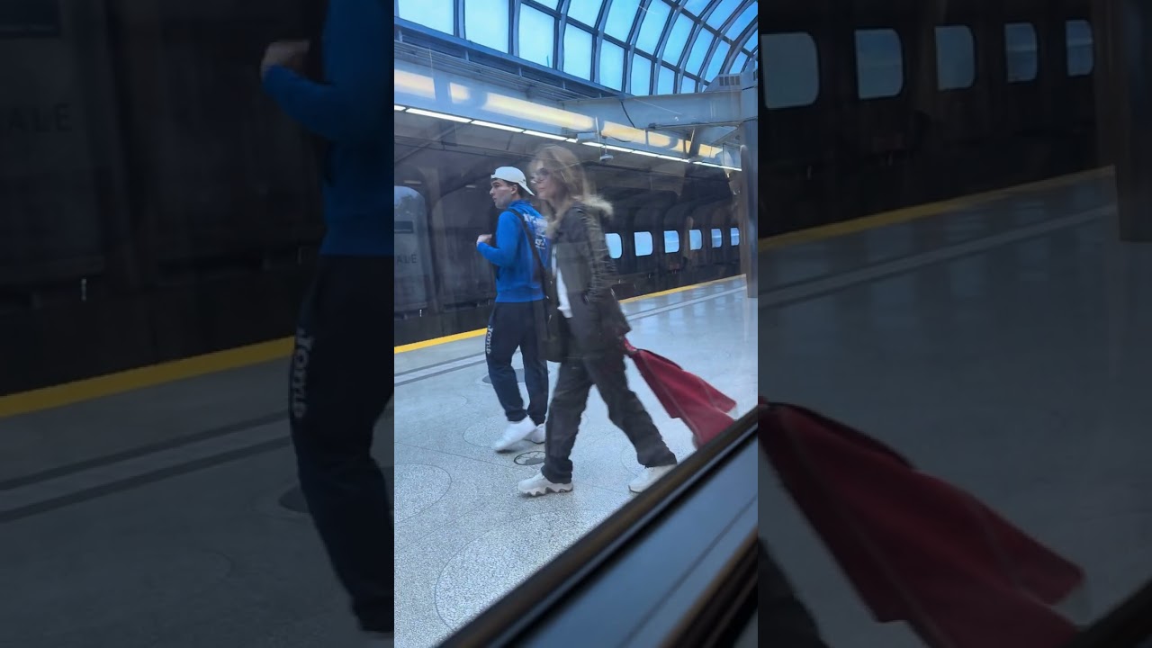 Riding the TTC subway 
