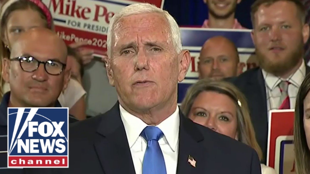 Mike Pence: I will stand on a strong conservative agenda