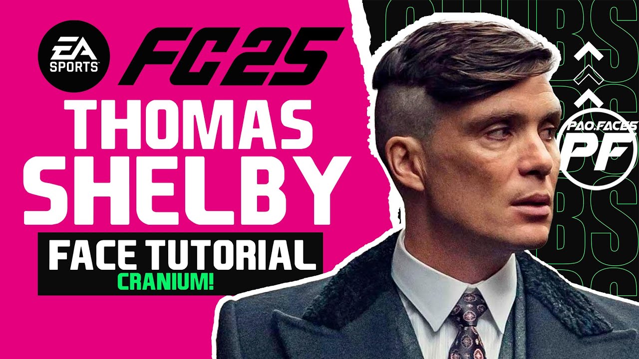 how to make THOMAS SHELBY FACE in EA FC 25 CRANIUM Clubs Face Creation LOOKALIKE PEAKY BLINDERS
